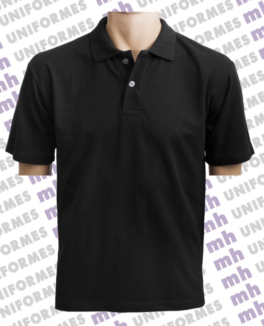 Camisetas Polo Masculina Preta