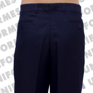 Calça Social Masculina Oxford Azul Marinho