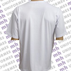 Camiseta Básica 1/2 Malha Branca