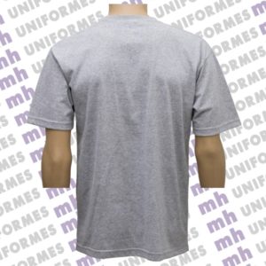 Camiseta Básica 1/2 Malha Cinza