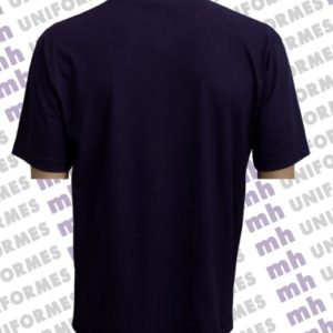 Camiseta Básica Masculina 1/2 Malha Azul Marinho