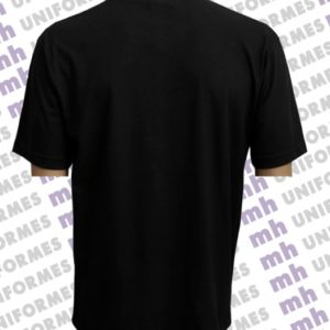 Camiseta Básica Masculina 1/2 Malha Preta