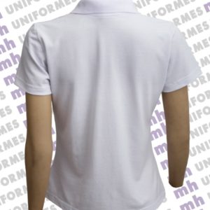 Camiseta Polo Feminina Branca